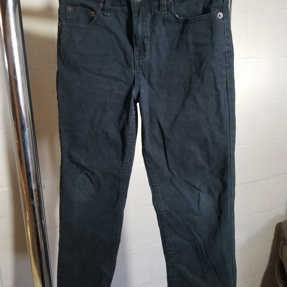 Boys Active Flex Size 8S Black Jeans